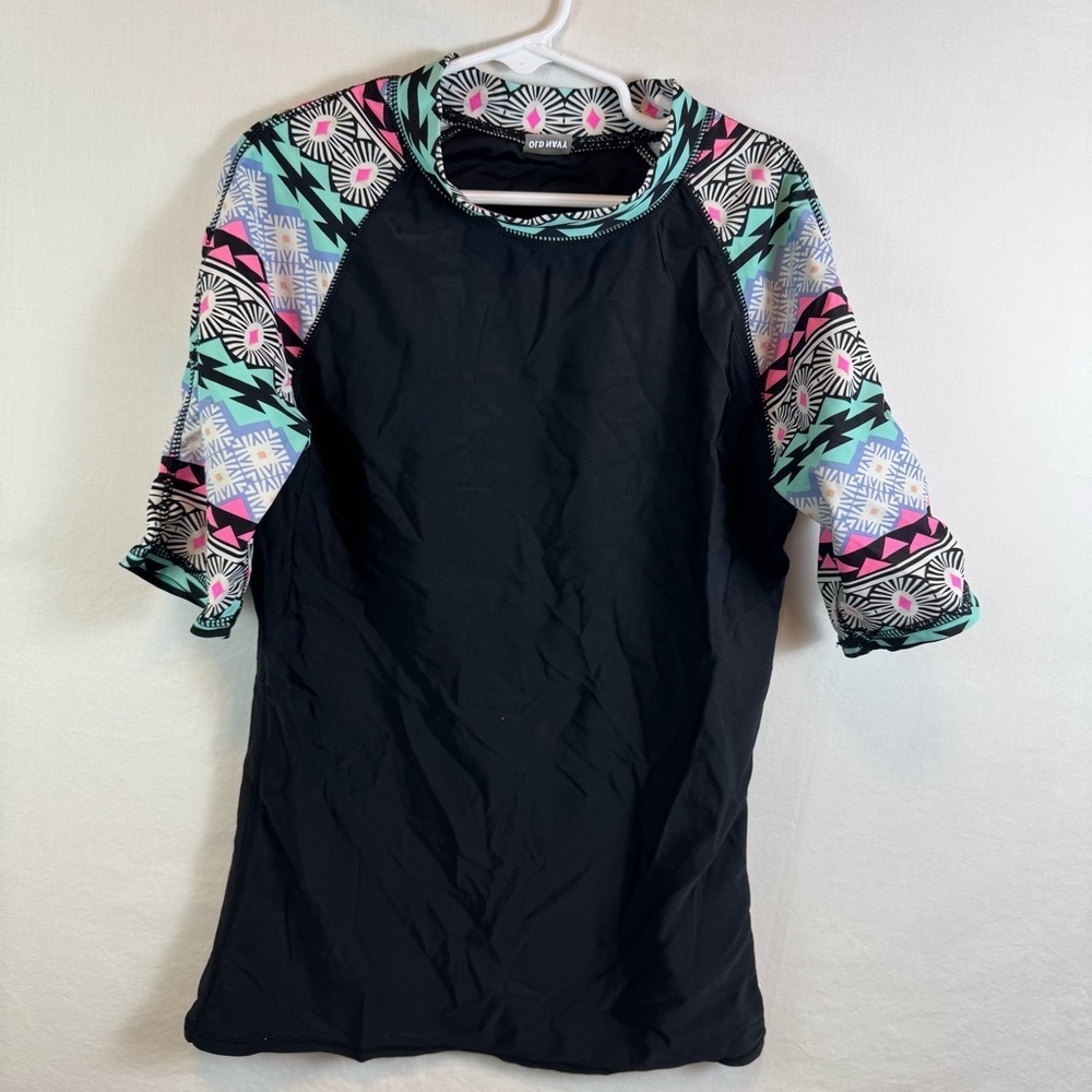 Old Navy Black RashGuard Girls Size XS